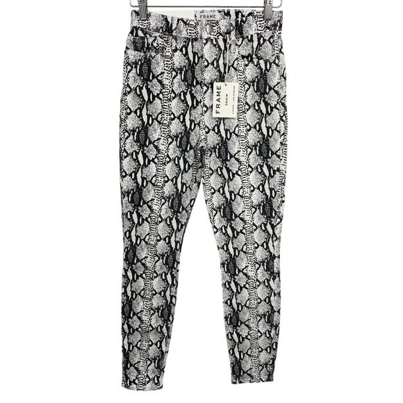 Frame Denim Ali High Rise Cigarette Ultra High-Rise Skinny Fit Jeans Size 26 New - Picture 1 of 8